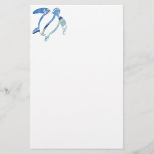 Turtle-sea-sky Stationery