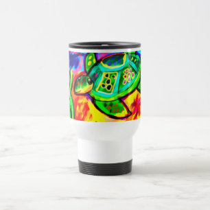 Turtle sea travel mug