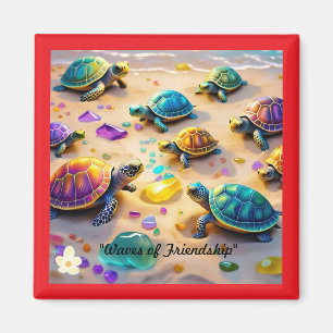 "Turtle Seaside Adventure" Magnet