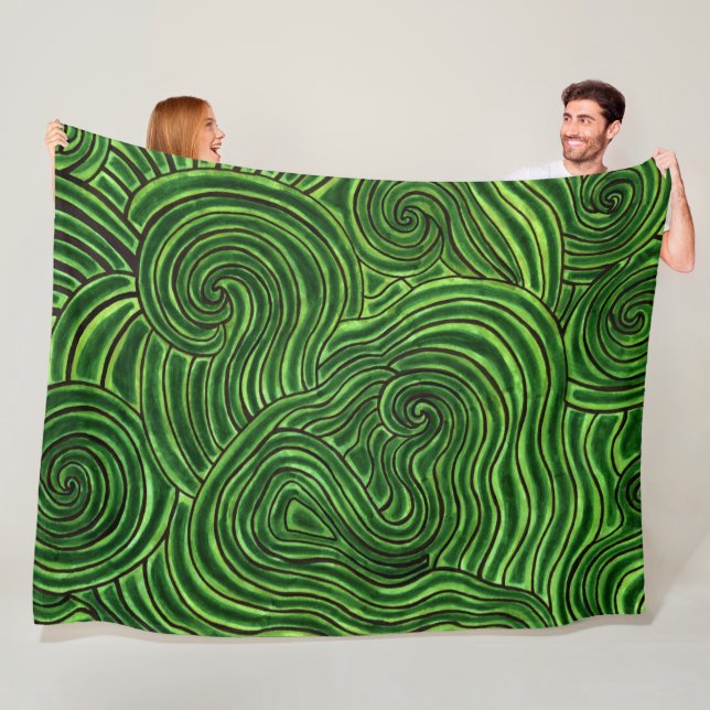 Turtle Shell Fleece Blanket (In Situ)