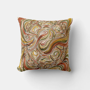 Turtle Shell Pattern Pillow
