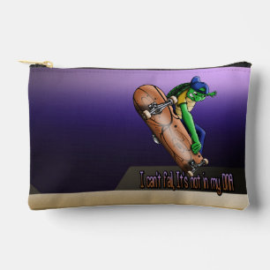 Turtle Skateboarder Accessory Pouch