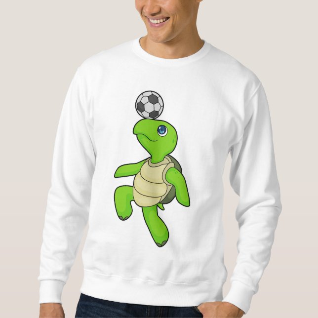 Turtle Soccer player Soccer Sweatshirt (Front)