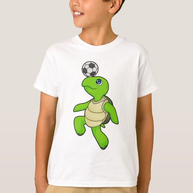 Turtle Soccer player Soccer T-Shirt (Front)