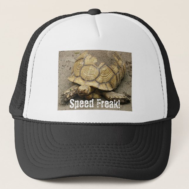 Turtle, Speed Freak! Trucker Hat (Front)