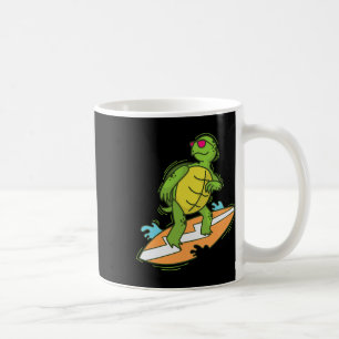 Turtle Surfing Reptiles Water Ck Cover Coffee Mug