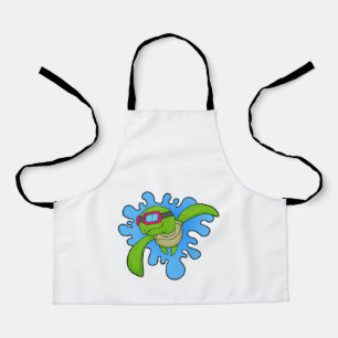 Turtle Swimming Swimming goggles Apron