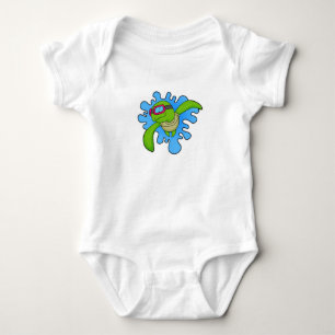 Turtle Swimming Swimming goggles Baby Bodysuit