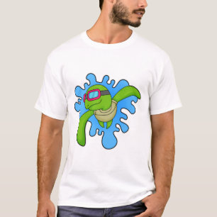 Turtle Swimming Swimming goggles T-Shirt