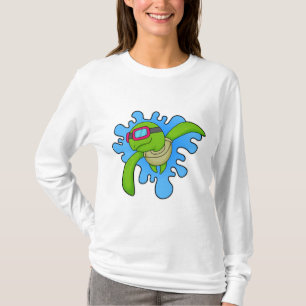 Turtle Swimming Swimming goggles T-Shirt