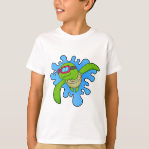 Turtle Swimming Swimming goggles T-Shirt