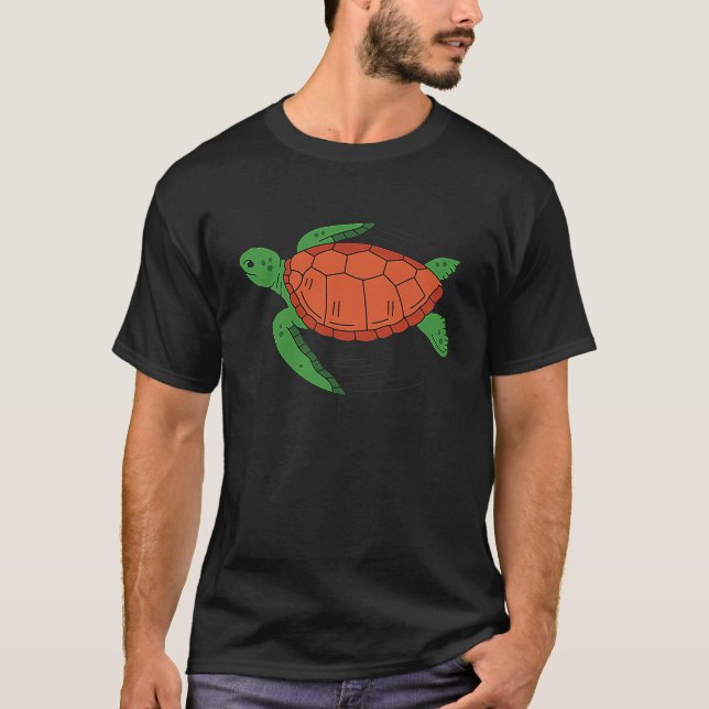 turtle swimming T-Shirt (Front)