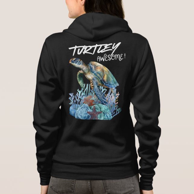 Turtle T Hoodie (Back)
