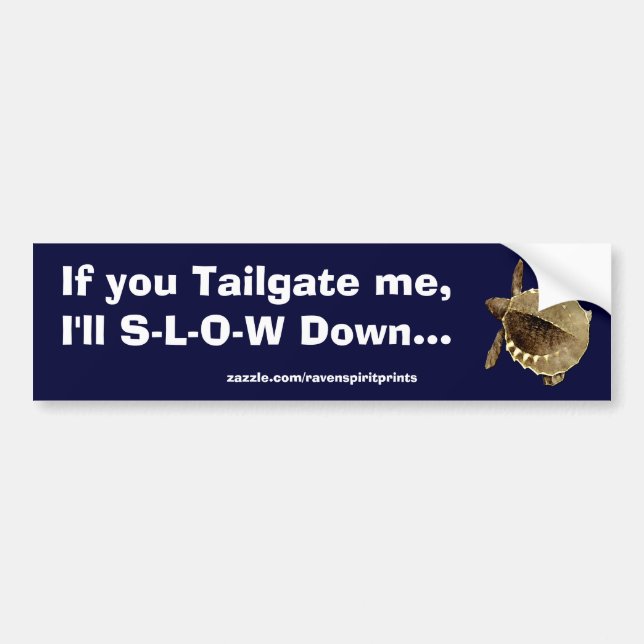 TURTLE TAILGATER  Bumper Sticker Collection (Front)
