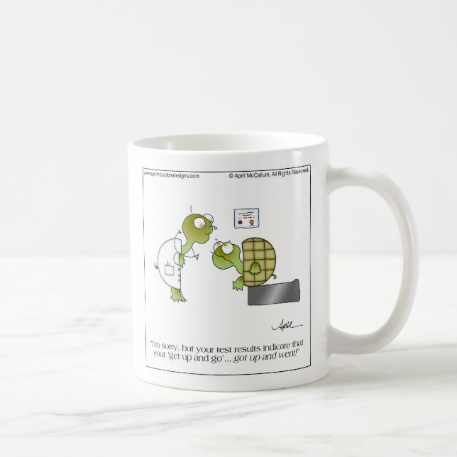 TURTLE THERAPY by April McCallum Coffee Mug (Right)