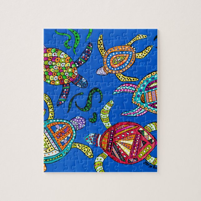 Turtle Time Jigsaw Puzzle (Vertical)