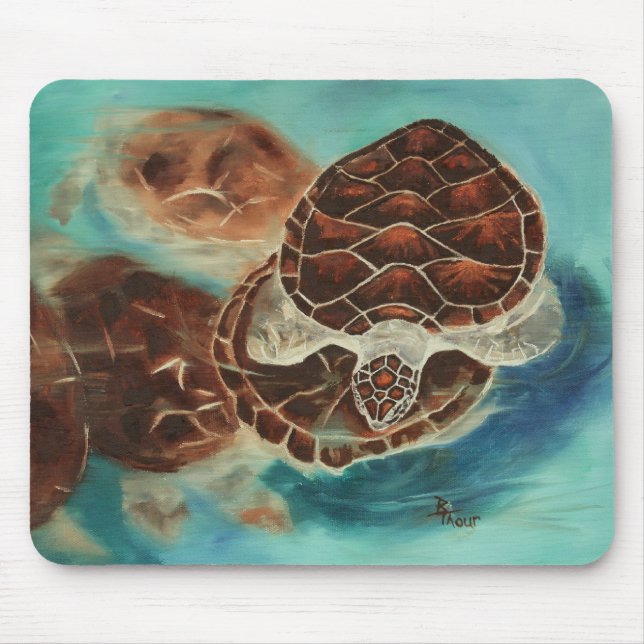 Turtle Time Mousepad (Front)