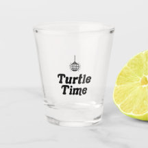 Turtle Time Shot Glass
