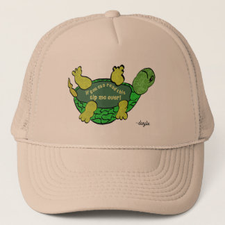 Turtle - Tip me over Turtle Trucker Hat