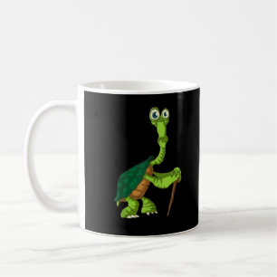 Turtle Tortoise Retired Funny Standing Turtle Reti Coffee Mug