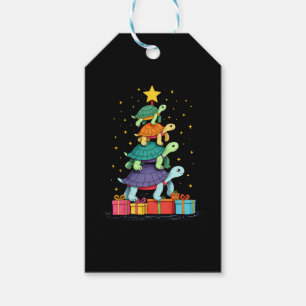 Turtle Tree Christmas Tree Adorable Turtle Christm Gift Tags