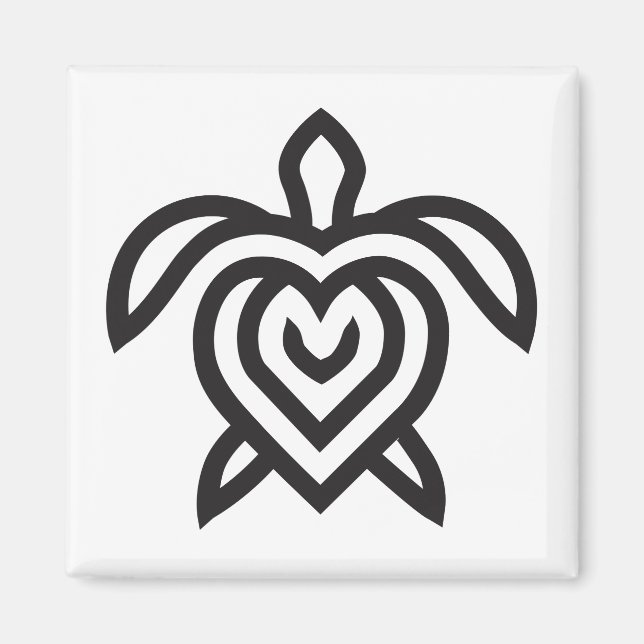 Turtle Tribe basic logo magnet (Front)