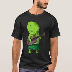 Turtle Ukulele Luau Cute Funny Hawaii Music Gift T-Shirt