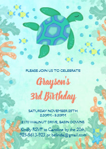 3rd birthday invitations zazzle uk