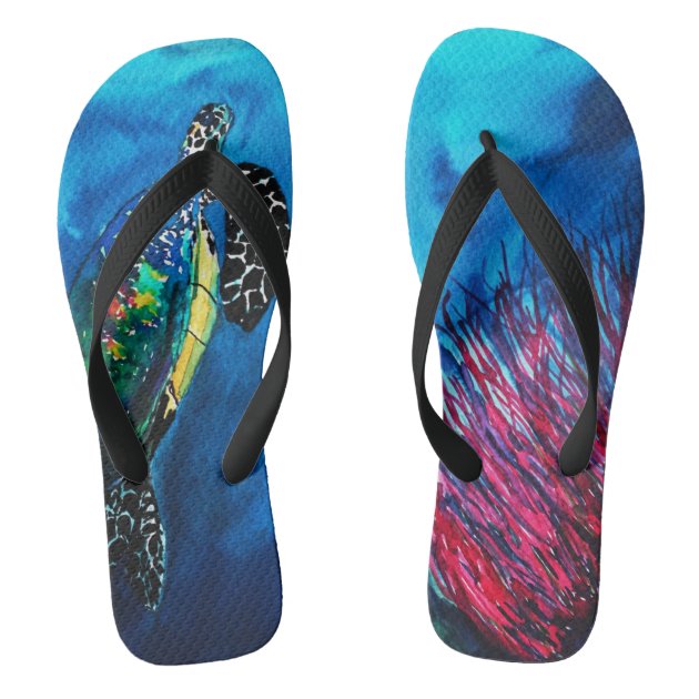 reef multicolor flip flops