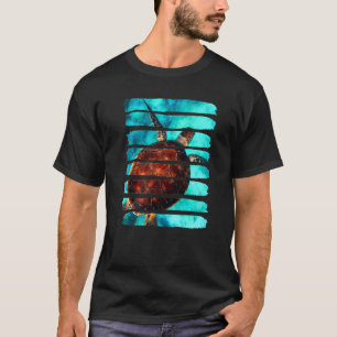 Turtle Underwater Ocean Sea Nature Animal Leisure  T-Shirt
