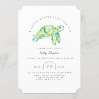 Turtle Watercolor | Ocean Life Baby Shower