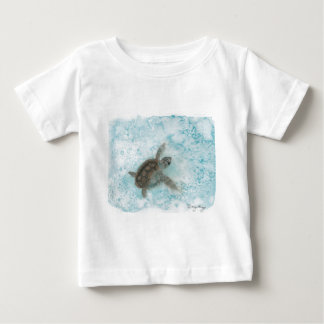 Turtle Watercolor Painting Baby T-Shirt