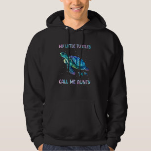 Turtle Watercolor Sea Ocean My Turtles Call Me Aun Hoodie