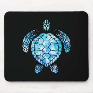 Turtle Watercolor Tie Dye Sea Ocean Save Planet Ea Mouse Mat