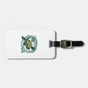 Turtle with Baby Luggage Tag