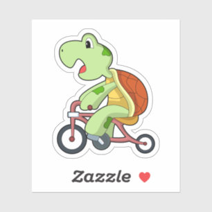 Turtle with Bicycle