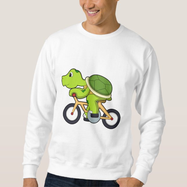 Turtle with Bicycle.PNG Sweatshirt (Front)