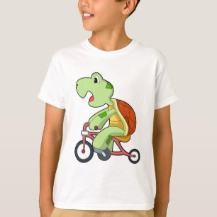 Turtle with Bicycle T-Shirt