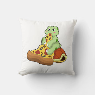 Turtle with Pizza Cushion