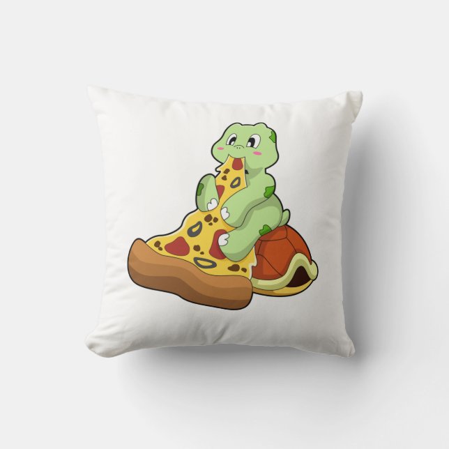 Turtle with Pizza Cushion (Front)
