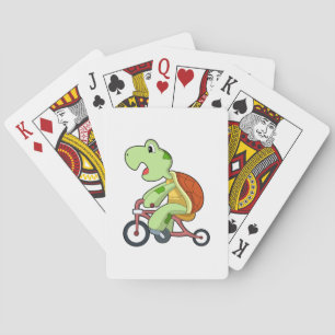 Turtle with playing cards
