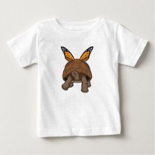 Turtle with Rainbow Colours Baby T-Shirt