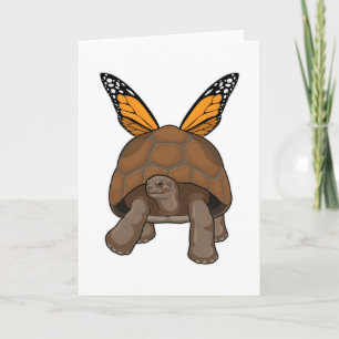Turtle with Rainbow Colours Card