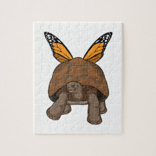 Turtle with Rainbow Colours Jigsaw Puzzle