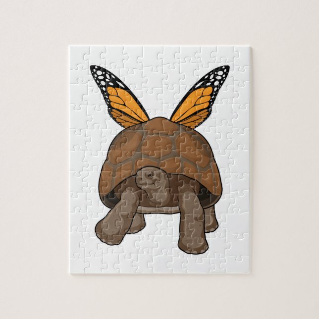 Turtle with Rainbow Colours Jigsaw Puzzle (Vertical)