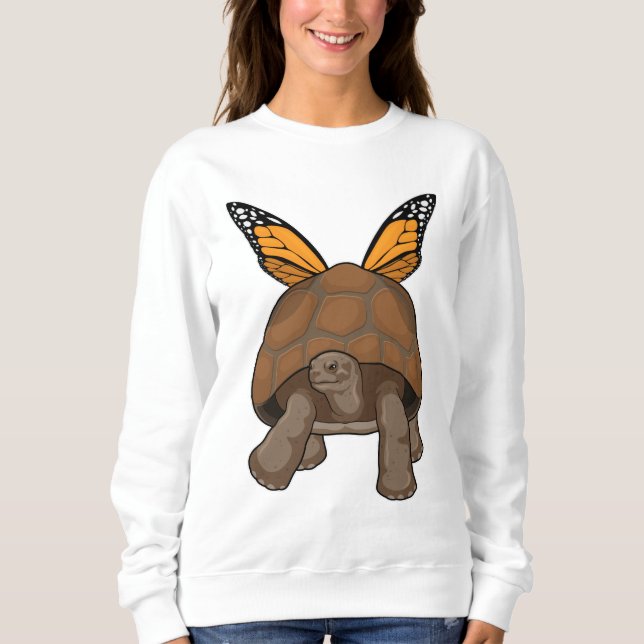 Turtle with Rainbow Colours Sweatshirt (Front)
