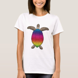 Turtle with Rainbow Colours T-Shirt