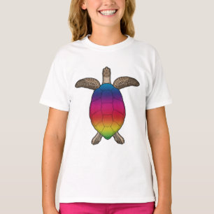 Turtle with Rainbow Colours T-Shirt