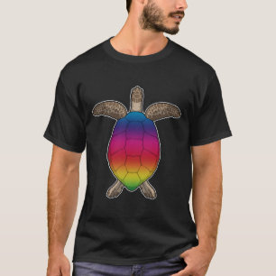Turtle with Rainbow Colours T-Shirt