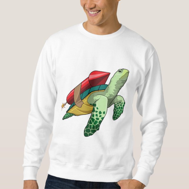 Turtle with Rocket Sweatshirt (Front)